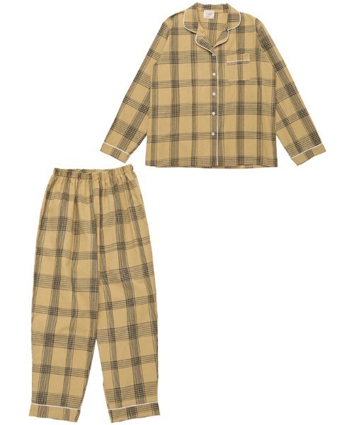 AMAIL（アマイル）の「HOPPYレイトパジャマズメンズ（ルームウェア/パジャマ・レディース・ベージュ・FREE）」の4枚目の写真