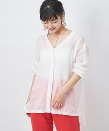 COLLAGE GALLARDAGALANTE（コラージュガリャルダガランテ）の「リネンシャツカーディガン（シャツ/ブラウス）」