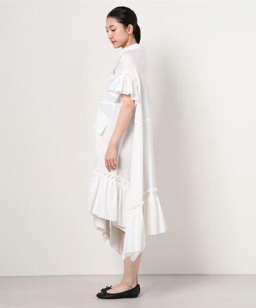 ANREALAGE(アンリアレイジ)の「ANREALAGE(アンリアレイジ) “TETRAHEDRON”ドレス(ワンピース・レディース・ホワイト・38)」の2枚目の写真