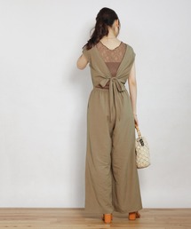 Crisp | バックリボンオールインワン(つなぎ/オールインワン)