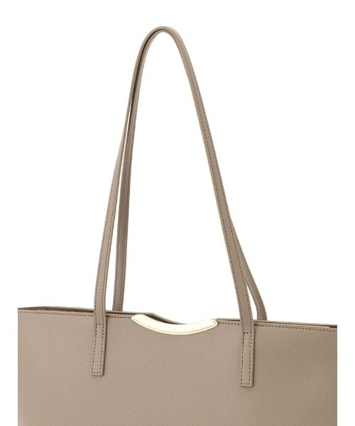 Perfect Suit FActory（パーフェクトスーツファクトリー）の「金具付きト－トバッグ　ベージュ/カーキ/ブラック（トートバッグ・レディース・カーキ/ベージュ/ブラック・FREE）」の10枚目の写真