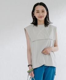 coen | セーラーノースリーブTシャツ(タンクトップ)
