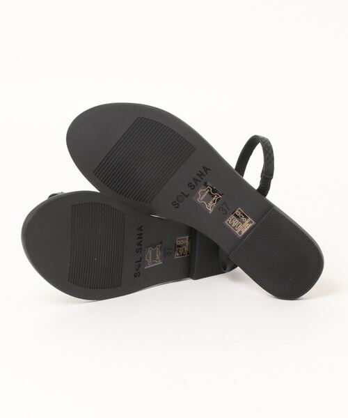 DouDou（ドゥドゥ）の「【 SOLSANA/ソルサナ 】Aggie Slide（サンダル・レディース・オフホワイト/ブラック・38/37）」の3枚目の写真