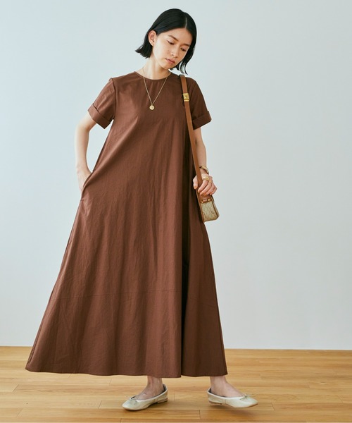 ♡極美品♡ Rene 希少38 半袖 リラックス ワンピース ココアブラウン LUCA/LADY LUCK LUCA（ルカ/レディラックルカ）の「LC/LLL