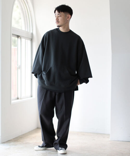 BEAMS(ビームス)の「BEAMS / ツイル ワーク スラックス(スラックス・メンズ・チャコールグレー/ベージュ・SMALL/MEDIUM/LARGE/X-LARGE)」の3枚目の写真