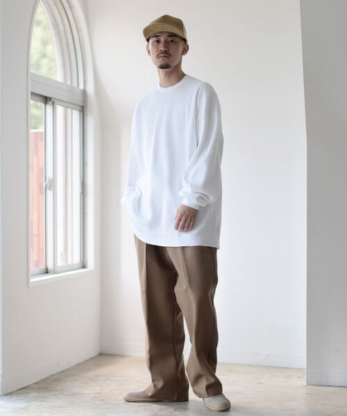 BEAMS(ビームス)の「BEAMS / ツイル ワーク スラックス(スラックス・メンズ・チャコールグレー/ベージュ・SMALL/MEDIUM/LARGE/X-LARGE)」の8枚目の写真