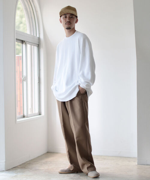 BEAMS(ビームス)の「BEAMS / ツイル ワーク スラックス(スラックス・メンズ・チャコールグレー/ベージュ・SMALL/MEDIUM/LARGE/X-LARGE)」の9枚目の写真