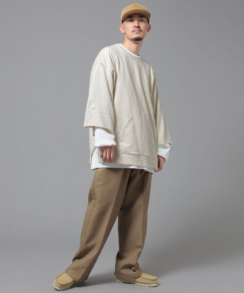 BEAMS(ビームス)の「BEAMS / ツイル ワーク スラックス(スラックス・メンズ・チャコールグレー/ベージュ・SMALL/MEDIUM/LARGE/X-LARGE)」の14枚目の写真