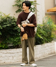 ITEMS URBANRESEARCH | ミニ裏毛 半袖リブTシャツ(Tシャツ/カットソー)