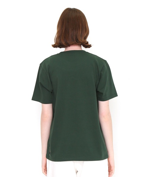 Design Tshirts Store graniph（デザイン　ティーシャツ　ストア　グラニフ）の「カモカモフレンズ｜刺繍Tシャツ（Tシャツ/カットソー・メンズ・グリーン・SMALL/MEDIUM/LARGE/X-LARGE/X-SMALL）」の4枚目の写真