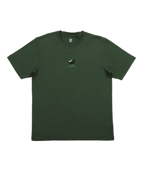 Design Tshirts Store graniph（デザイン　ティーシャツ　ストア　グラニフ）の「カモカモフレンズ｜刺繍Tシャツ（Tシャツ/カットソー・メンズ・グリーン・SMALL/MEDIUM/LARGE/X-LARGE/X-SMALL）」の5枚目の写真