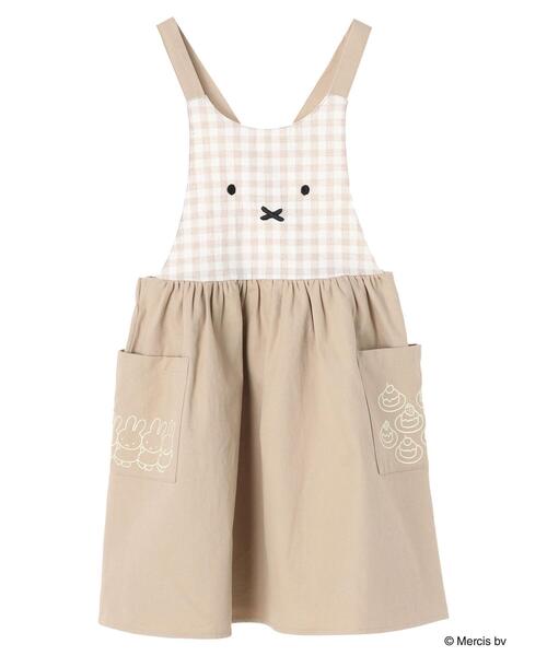 ミッフィー希少・bag in エプロンドレス 楽天市場】プティマイン(petit main)【ミッフィー】エプロン