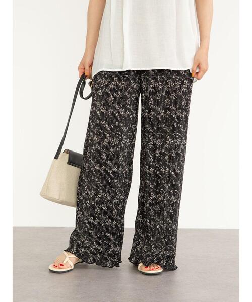 RAY CASSIN FAVORI（レイカズンフェバリ）の「・RAY CASSIN フラワーｐｔプリーツパンツ＊（その他パンツ・レディース・ブラック/オフホワイト・FREE）」の22枚目の写真