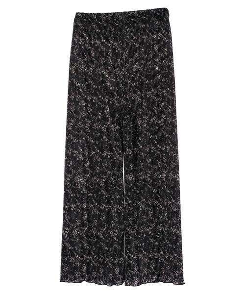 RAY CASSIN FAVORI（レイカズンフェバリ）の「・RAY CASSIN フラワーｐｔプリーツパンツ＊（その他パンツ・レディース・ブラック/オフホワイト・FREE）」の8枚目の写真