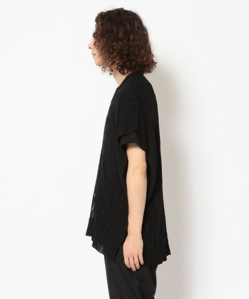 LUSOR(ルーソル)の「LUSOR(ルーソル)リネンニットベスト(ニット/セーター・メンズ・ブラック/ベージュ・FREE)」の5枚目の写真