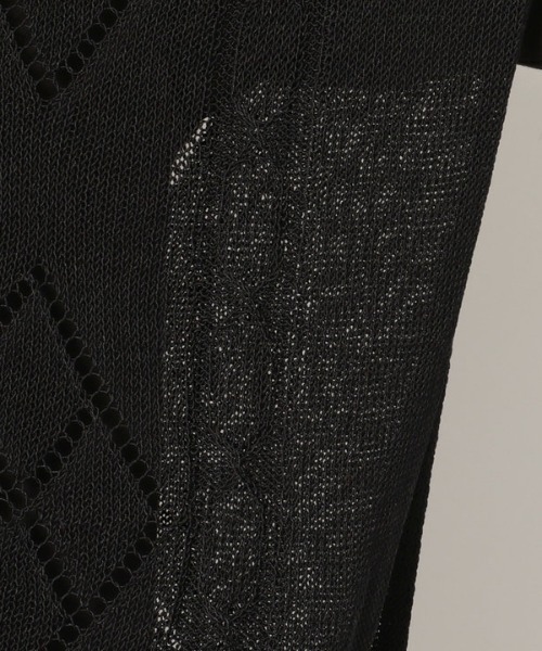 LUSOR(ルーソル)の「LUSOR(ルーソル)リネンニットベスト(ニット/セーター・メンズ・ブラック/ベージュ・FREE)」の9枚目の写真