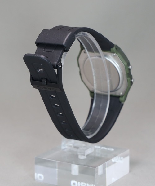 CASIO(カシオ)の「CASIO Collection / F-91WM-3AJH(デジタル腕時計・メンズ・オリーブドラブ・FREE)」の5枚目の写真