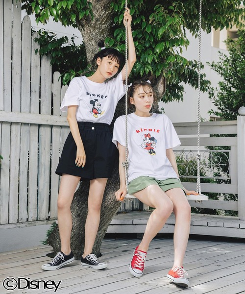 MILKFED.（ミルクフェド）の「Disney｜SS TEE / MICKEY（Tシャツ/カットソー・レディース・ホワイト/ブラック・M/L）」の5枚目の写真