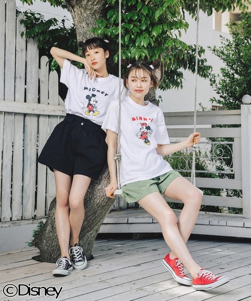 MILKFED.（ミルクフェド）の「Disney｜SS TEE / MICKEY（Tシャツ/カットソー・レディース・ホワイト/ブラック・M/L）」の6枚目の写真