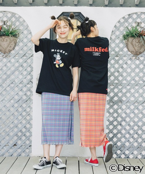 MILKFED.（ミルクフェド）の「Disney｜SS TEE / MICKEY（Tシャツ/カットソー・レディース・ホワイト/ブラック・M/L）」の12枚目の写真