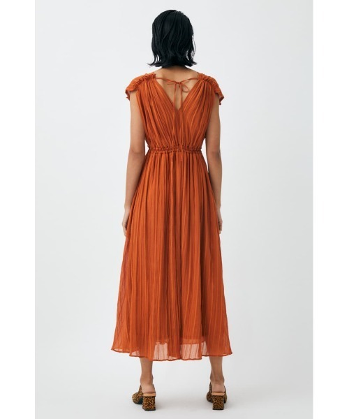 MOUSSY（マウジー）の「W DEEP V/N ドレス（ワンピース・レディース・アイボリー/ブラック/オレンジ・1/2）」の8枚目の写真