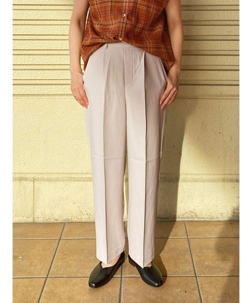 Te chichi TERRASSE(テチチテラス)の「センタープレスストレートパンツ(その他パンツ・レディース・ブラック/グレー/ブルー・フリ-)」の3枚目の写真