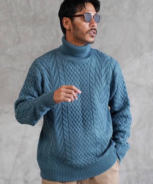 roshell（ロシェル）の「ローゲージ タートルネック フィッシャーマン