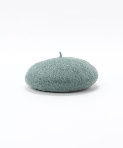 agnes b.(アニエスベー)の「K134 E BERET キッズ ウールベレー(ハンチング/ベレー帽・キッズ・グリーン系その他・1/0/2)」の2枚目の写真