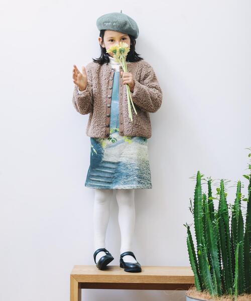 agnes b.(アニエスベー)の「K134 E BERET キッズ ウールベレー(ハンチング/ベレー帽・キッズ・グリーン系その他・1/0/2)」の4枚目の写真