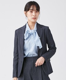 KASHIYAMA | ＜ウォッシャブル＞デニムライクストレッチテーラードジャケット(テーラードジャケット)