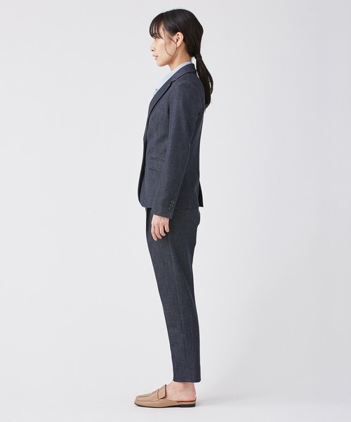 KASHIYAMA（カシヤマ）の「＜ウォッシャブル＞デニムライクストレッチテーラードジャケット（テーラードジャケット・レディース・インディゴブルー/ブラック・マルチサイズ）」の8枚目の写真