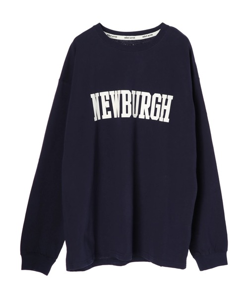 SEVENDAYS=SUNDAY(セブンデイズサンデイ)の「カレッジプリントロンTEE *(Tシャツ/カットソー・レディース・ネイビー/オフホワイト/グリーン/アイボリー・M/L)」の4枚目の写真