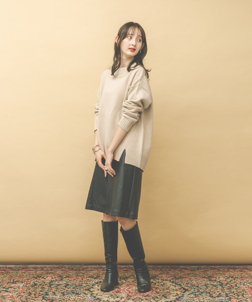 UR Lab.（アーバンリサーチラボ）の「ボートネックニット（ニット/セーター・レディース・ダークグレー/グレー系その他/ブルー系その他/キャメル・FREE）」の19枚目の写真