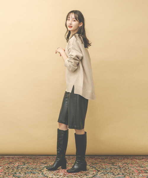 UR Lab.（アーバンリサーチラボ）の「ボートネックニット（ニット/セーター・レディース・ダークグレー/グレー系その他/ブルー系その他/キャメル・FREE）」の20枚目の写真