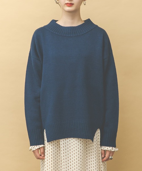 UR Lab.（アーバンリサーチラボ）の「ボートネックニット（ニット/セーター・レディース・ダークグレー/グレー系その他/ブルー系その他/キャメル・FREE）」の21枚目の写真