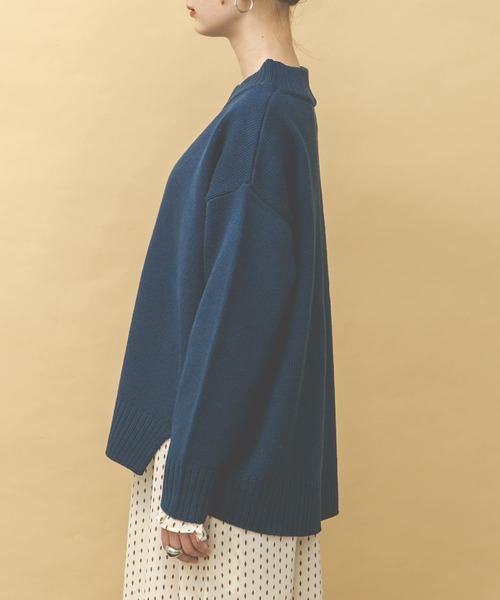 UR Lab.（アーバンリサーチラボ）の「ボートネックニット（ニット/セーター・レディース・ダークグレー/グレー系その他/ブルー系その他/キャメル・FREE）」の22枚目の写真