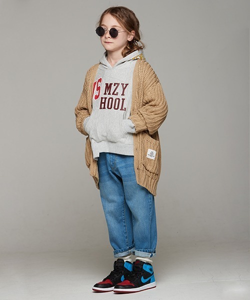 Smoothy(スムージー)の「Smoothy Selvedge Buggy denim pants / スムージー セルビッチバギーデニムパンツ(デニムパンツ・キッズ・インディゴブルー・100/110/120/130/140/150/160)」の2枚目の写真