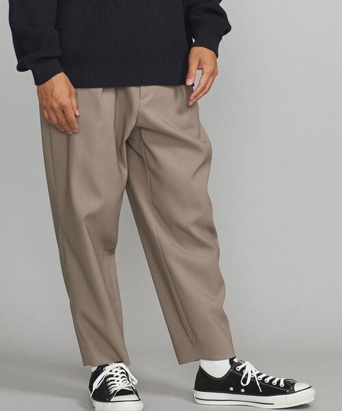 BEAUTY&YOUTH UNITED ARROWS（ビューティーアンドユースユナイテッドアローズ）の「BY ソフト ギャバ 1P アンクルパンツ（その他パンツ・メンズ・ブラック/ベージュ・XL/L/S/M）」の2枚目の写真