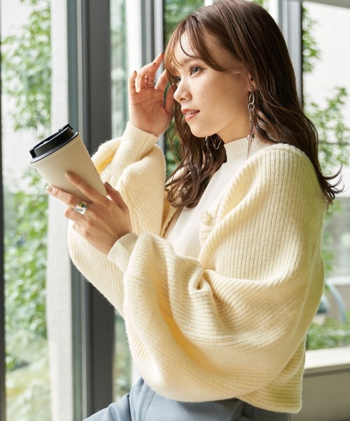 セール】【WEB限定】2wayニットボレロ ＊（カーディガン/ボレロ