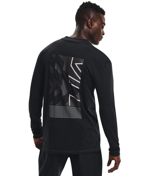 UNDER ARMOUR（アンダーアーマー）の「UAランエニウェア ロングスリーブ（ランニング/メンズ）（Tシャツ/カットソー・メンズ・レッド/ブラック・S/M/XXL/XL/L）」の4枚目の写真