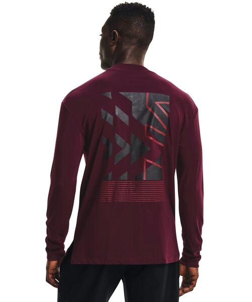 UNDER ARMOUR（アンダーアーマー）の「UAランエニウェア ロングスリーブ（ランニング/メンズ）（Tシャツ/カットソー・メンズ・レッド/ブラック・S/M/XXL/XL/L）」の10枚目の写真