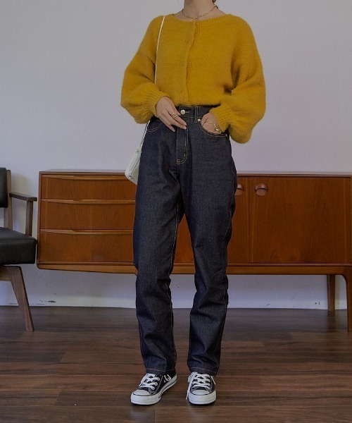 VANNIE U（ヴァニーユー）の「モヘアライク2WAYニットカーディガン（カーディガン/ボレロ・レディース・グリーン/アイボリー/パープル/ブルー/イエロー・FREE）」の17枚目の写真