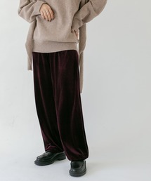 KBF | ベロアストレートパンツ(その他パンツ)