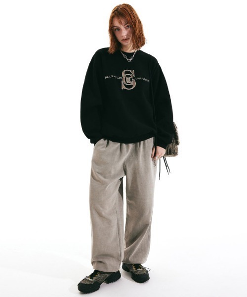 SCULPTOR(スカルプター)の「Fuzzy Drawstring Bag/ファジードローストリングバッグ(バックパック/リュック・レディース・カーキ/ブルー系その他/ブラック・FREE)」の4枚目の写真