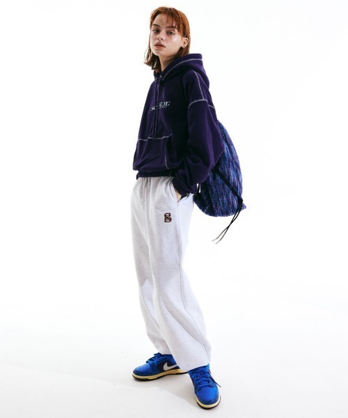 SCULPTOR(スカルプター)の「Fuzzy Drawstring Bag/ファジードローストリングバッグ(バックパック/リュック・レディース・カーキ/ブルー系その他/ブラック・FREE)」の15枚目の写真