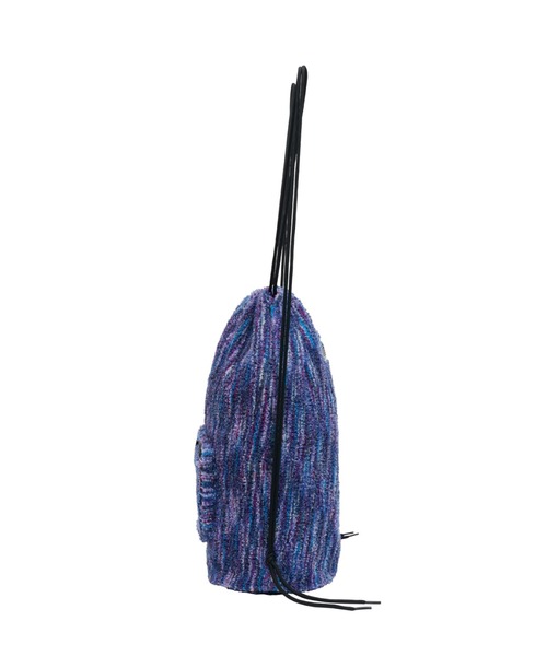 SCULPTOR(スカルプター)の「Fuzzy Drawstring Bag/ファジードローストリングバッグ(バックパック/リュック・レディース・カーキ/ブルー系その他/ブラック・FREE)」の21枚目の写真
