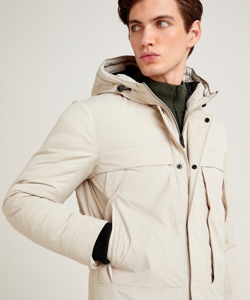 SISLEY（シスレー）の「ショート丈中綿ジャケット（その他アウター・メンズ・ブラック/ライトベージュ・SMALL/MEDIUM/LARGE）」の9枚目の写真