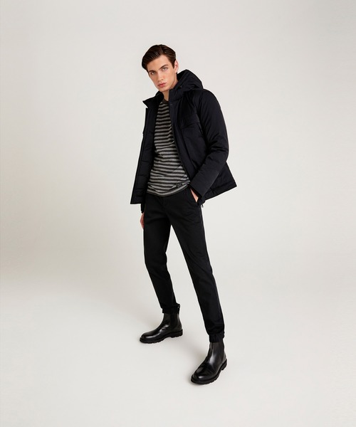 SISLEY（シスレー）の「ショート丈中綿ジャケット（その他アウター・メンズ・ブラック/ライトベージュ・SMALL/MEDIUM/LARGE）」の13枚目の写真