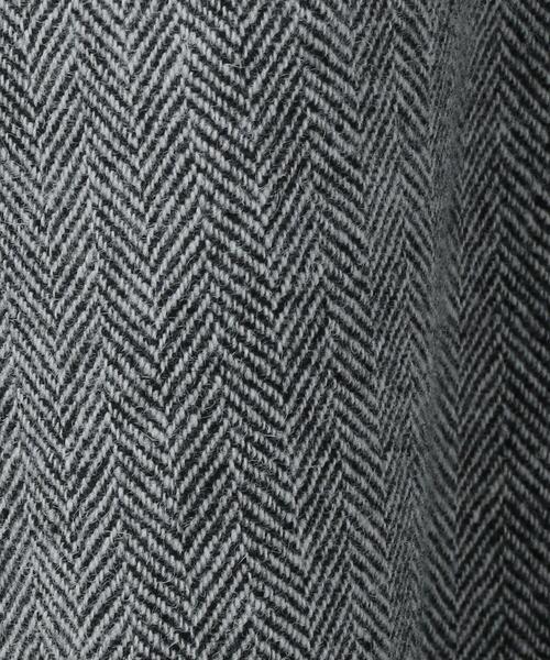 6(ロク)の「<6(ROKU)>HERRINGBONE COAT/コート(ノーカラーコート・レディース・オフホワイト/ダークグレー・38/36)」の11枚目の写真