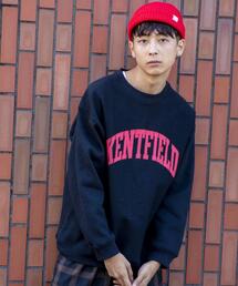 ヘビー裏起毛クラックプリントクルーネックスウェット(セットアップ対応)